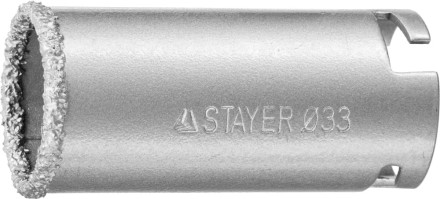 Коронка STAYER &quot;PROFESSIONAL&quot; кольцевая с карбидно-вольфрамовой крошкой, d=33мм 33345-33 купить в Уфе