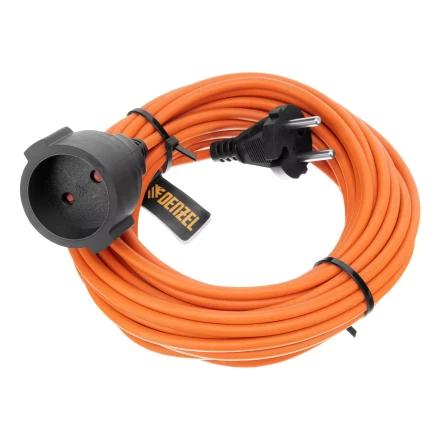 Удлинитель-шнур силовой Denzel Garden Series, б/з, ПВС, 10м, 1 розетка, 2 x 1 мм, 3 м, 37401 купить в Уфе