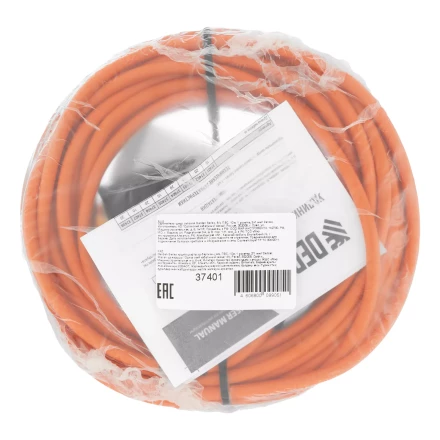 Удлинитель-шнур силовой Denzel Garden Series, б/з, ПВС, 10м, 1 розетка, 2 x 1 мм, 3 м, 37401 купить в Уфе