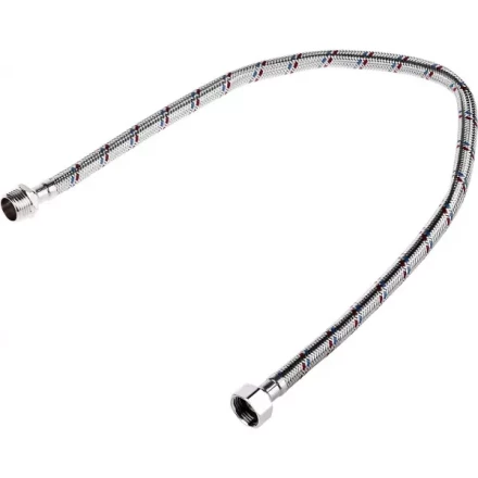 Подводка гибкая ЗУБР для воды, оплетка из нержавеющей стали, г/ш 1/2" - 0,6м 51005-G/S-060 купить в Уфе