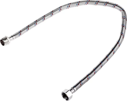 Подводка гибкая ЗУБР для воды, оплетка из нержавеющей стали, г/ш 1/2" - 0,6м 51005-G/S-060 купить в Уфе
