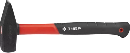 Молоток с фиберглассовой рукояткой, ЗУБР "МАСТЕР" 20020-15, кованый, 1500 г 20020-15 купить в Уфе