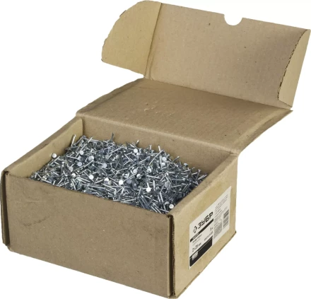 Гвозди ЗУБР &quot;МАСТЕР&quot; толевые оцинкованные ГОСТ 4029-63, 2,0х25мм, 5кг 305210-20-025 купить в Уфе