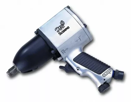 Пневмогайковерт SCORPIO YU-1200P 1/2” 62 кг/м, 2,4 кг, 340 л/мин  New Pin Clutch купить в Уфе