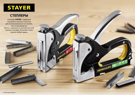Степлер для скоб &quot;Pro 53&quot; тип 53 (4-14 мм), STAYER Professional 3150_z01 купить в Уфе