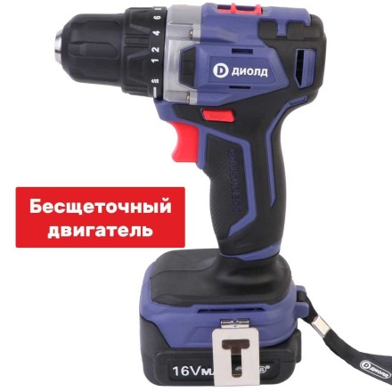 Аккумуляторная дрель-шуруповерт Диолд ДЭА-16Л-08 купить в Уфе