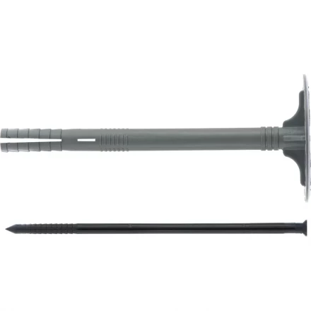 Дюбель &quot;Гриб&quot; для крепления утеплителя 140 мм 350 шт Сибртех 46046 купить в Уфе