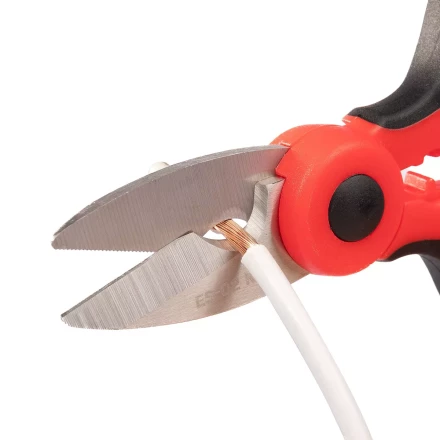 Ножницы электрика универсальные КВТ ES-02 для резки проводов до 6 мм (102358) купить в Уфе