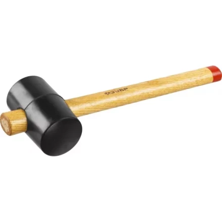 Киянка ЗУБР &quot;МАСТЕР&quot; резиновая с деревянной ручкой, 0,45кг 2050-65_z01 купить в Уфе