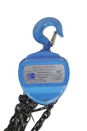 Таль ручная шестеренная TOR ТРШ C 5ТХ6M PRO 101561 купить в Уфе