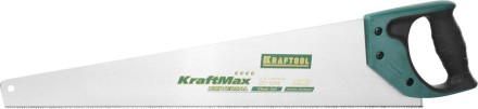 Ножовка &quot;KraftMax&quot; UNIVERSAL, универсальный точный рез, универсальный мелкий закаленный зуб, 9/10 TPI, 550мм, KRAFTOOL 15223-55 купить в Уфе