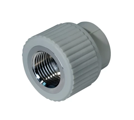 Муфта комб. PP-R ВР 20мм х 1/2 сер.(50/200) 44383 купить в Уфе