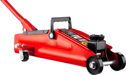 Домкрат гидравлический подкатной &quot;RED FORCE&quot;, 2т, 130-350мм, в кейсе, STAYER 43153-2-K 43153-2-K купить в Уфе