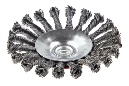 Кордщетка HAMMER тарелка 125мм для УШМ витая сталь (207-113) купить в Уфе