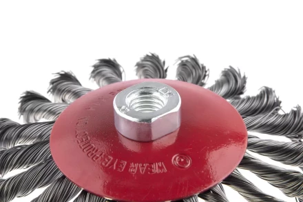 Кордщетка HAMMER тарелка 125мм для УШМ витая сталь (207-113) купить в Уфе