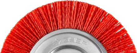 ЗУБР &quot;ПРОФЕССИОНАЛ&quot;. Щетка дисковая для дрели, нейлоновая проволока с абразивным покрытием, 38мм 35161-038_z02 купить в Уфе