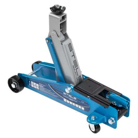 Домкрат гидравлический подкатной, высокий подъем, 3т, SUV, 190-535 мм, в кейсе Stels 51157 купить в Уфе