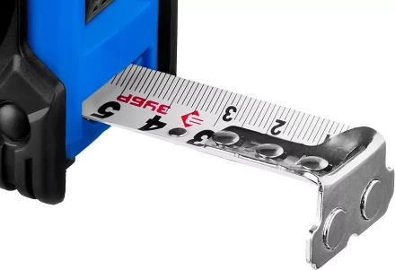 Рулетка ЗУБР "НЕЙЛОН", нейлоновое покрытие, упрочненное полотно, ударопрочный обрезиненный корпус, 10м/25мм 34056-10-25_z01 купить в Уфе