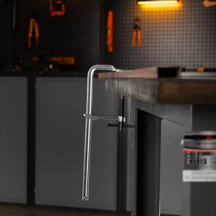 Струбцина F-образная Denzel, 80x300мм, кованая 20466 купить в Уфе