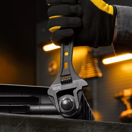 Ключ разводной Denzel 15749, 250 мм, CrV, кованый купить в Уфе