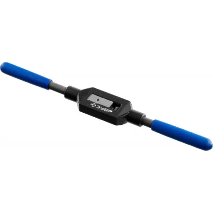 Метчикодержатель №2, с регулируемыми вкладышами, сталь 45, для метчиков - M4-M12, общая длина - 285 мм, ЗУБР Профессионал 28232-2 купить в Уфе