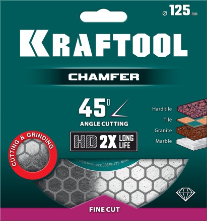 Шлифовально-отрезной алмазный диск CHAMFER 36689-125 купить в Уфе