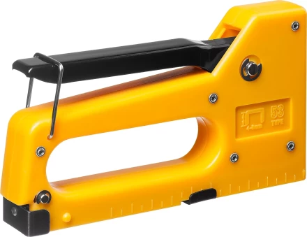 Степлер &quot;A 53&quot;, пластиковый корпус, для тонкой скобы тип 53 (4-8 мм), STAYER Master 3140_z01 купить в Уфе