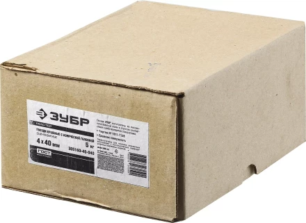 Гвозди ершеные с конической головкой чертеж № 7811-7459 коробка 5 кг серия МАСТЕР купить в Уфе