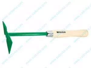 Мотыжка комбинированная &quot;трапеция&quot; и &quot;лепесток&quot;  деревянная рукоятка 350 мм  PALISAD 62315 купить в Уфе