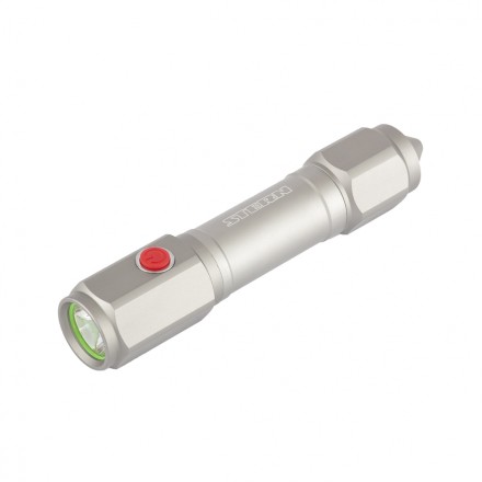 Фонарь автомобильный спасатель 1W Led встроеное лезвие молоток 3 режима 100-50-строб 3хААА Stern 90524 купить в Уфе