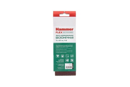 Лента шлиф. бесконечная HAMMER 75х457мм P40 купить в Уфе