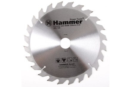 Диск пильный твердосплавный HAMMER Ф250х30мм 24зуб. купить в Уфе