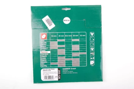 Диск пильный твердосплавный HAMMER Ф250х30мм 24зуб. купить в Уфе