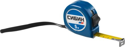 Рулетка СИБИН, пластиковый корпус, 5м/19мм 34020-05-19 купить в Уфе