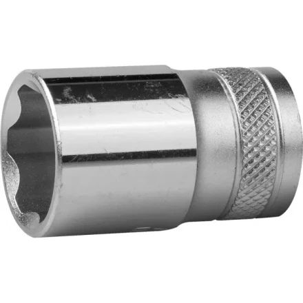 Торцовая головка KRAFTOOL &quot;INDUSTRIE QUALITAT&quot;, Cr-V, SUPER-LOCK, хромосатинированная, 1/2&quot;, 17 мм 27801-17_z01 купить в Уфе