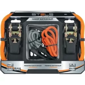 Набор стяжек и резинок для фиксации грузов STELS 54403 купить в Уфе