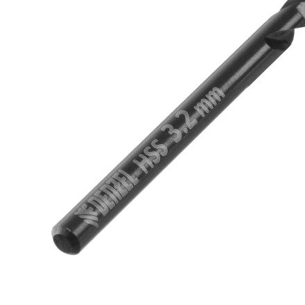 Сверло по металлу, 3,2 мм, HSS-Tin, Golden Tip, 10 шт. Denzel 717206 купить в Уфе