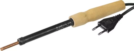 Электропаяльник с деревянной рукояткой, 40Вт 55407-40 купить в Уфе