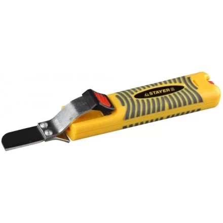 Съемник изоляции кабелей с дополнительным лезвием, 8 - 28 мм, STAYER 2-45303 купить в Уфе