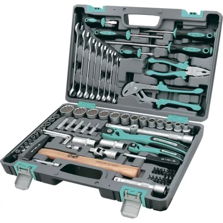 Набор инструментов 76 предметов 12 гранные головки STELS 14116 купить в Уфе