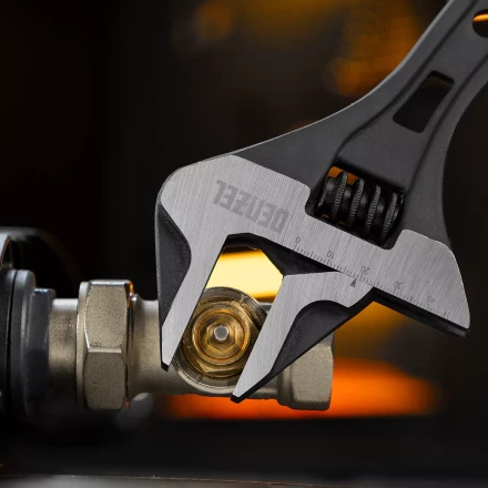 Ключ разводной Denzel 15750, 300 мм, CrV, кованый купить в Уфе