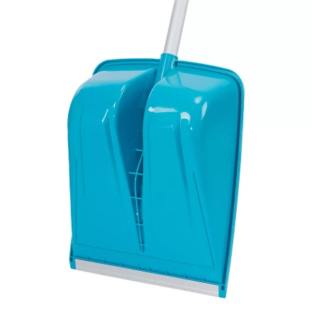 Лопата для уборки снега Palisad 61794, полипропилен, 365х460х1500мм, алюминиевый черенок, ПВХ накладка, LUXE купить в Уфе