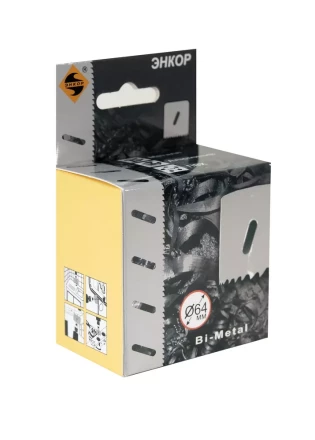 Коронка Bi-Metal Ф64 мм М3 Энкор 24164 купить в Уфе