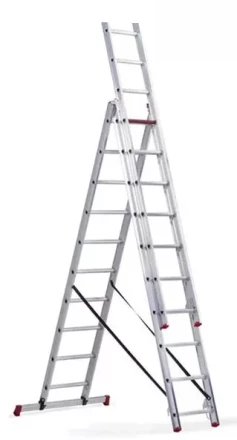 Лестница 3-х секционная алюминиевая 3*10 1013307 купить в Уфе