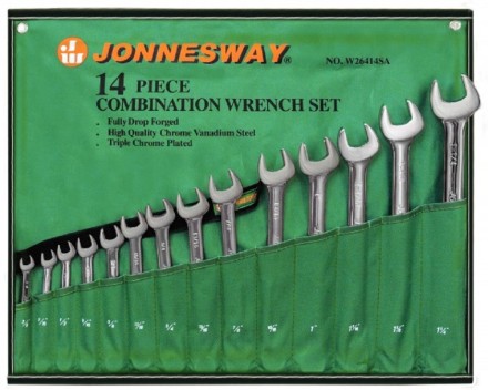 Набор ключей комбинированных 3/8&quot;-1-1/4&quot; 14предметов  Jonnesway W26414S 49030 купить в Уфе