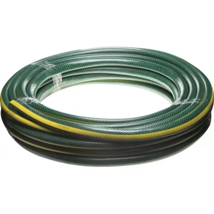 Шланг GRINDA "STANDARD" поливочный, 10 атм., армированный, 3-х слойный, 1"х25м 429000-1-25 купить в Уфе