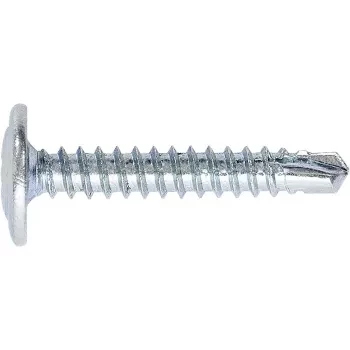 Саморезы  4,2х51, с прессшайбой, PH №2, наконечник сверло, оцинкованные 4000шт/кор ШУРУПЬ 48756 купить в Уфе