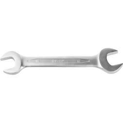 Ключ ЗУБР "ПРОФИ" гаечный рожковый, Cr-V сталь, хромированный, 30х32мм 27027-30-32