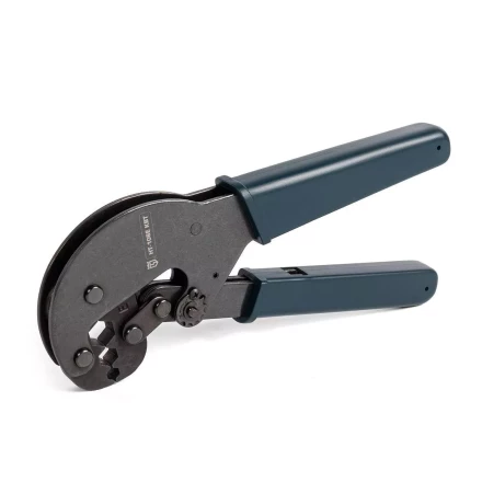 Пресс-клещи КВТ HT-106E для опрессовки F и BNC разъемов на коаксиальный кабель RG-58, RG-6, RG-11, RG-213 (85138) купить в Уфе