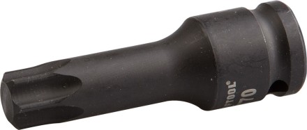 Торцовая головка KRAFTOOL &quot;INDUSTRIE QUALITAT&quot; ударная (1/2&quot;), TORX, Cr-Mo, фосфатированная, T70 27952-70_z01 купить в Уфе